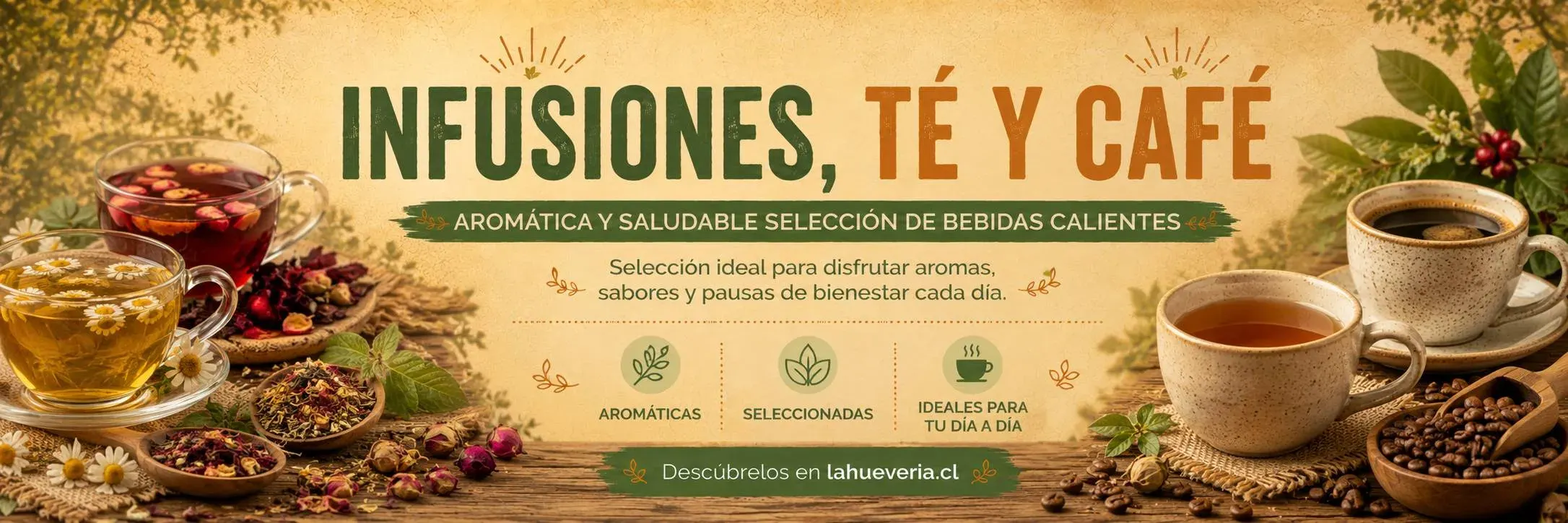 INFUSIONES, TE Y CAFÉ