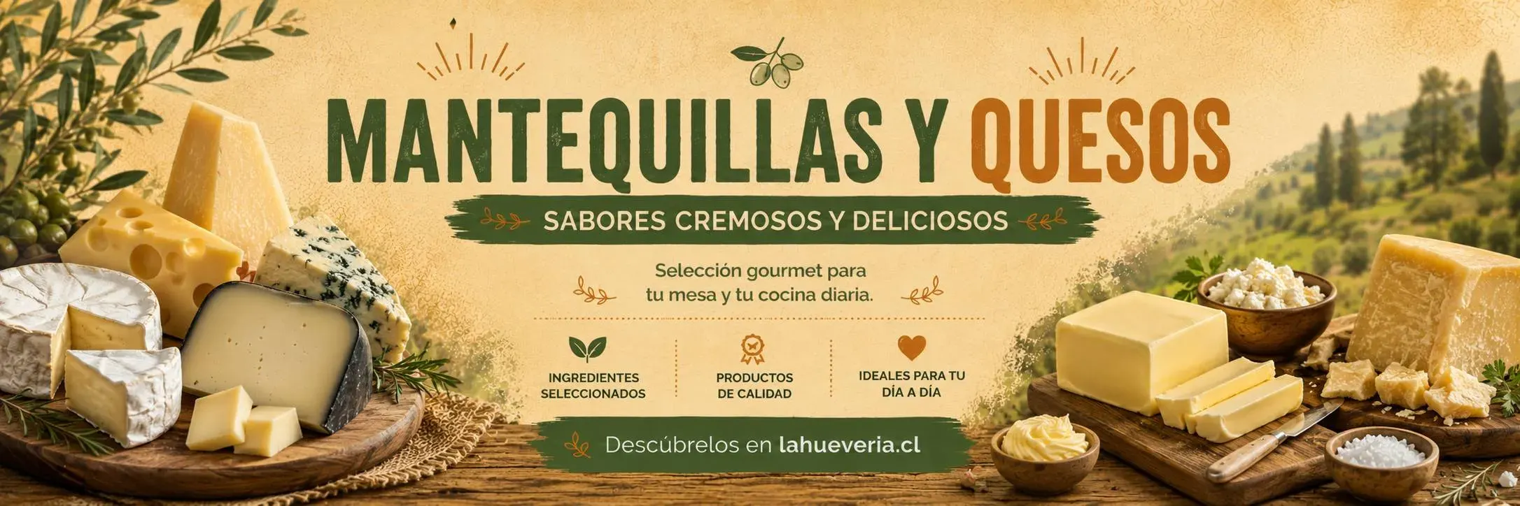 MANTEQUILLAS Y QUESOS