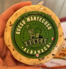 QUESO RUEDA ALBAHACA 200 GR