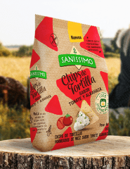 SANISSIMO CHIPS TORTI.TOMATE Y ALB.