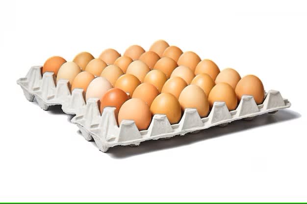 Bandeja Huevos de Pollita 30 unidades · Gallina Feliz2