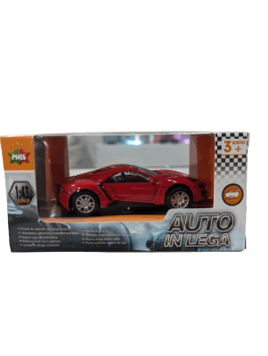 AUTO A ESCALA 1:32 LIKAN HYPERSPORT ROJO