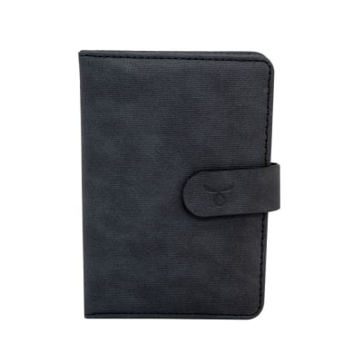 PORTAPASAPORTE NEGRO MOOSE