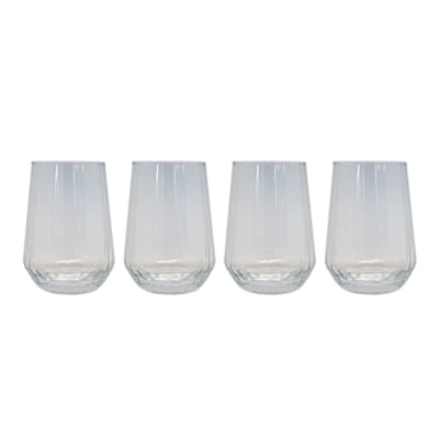 SET 4 VASOS 410ML ZAPHIRE GLASSO