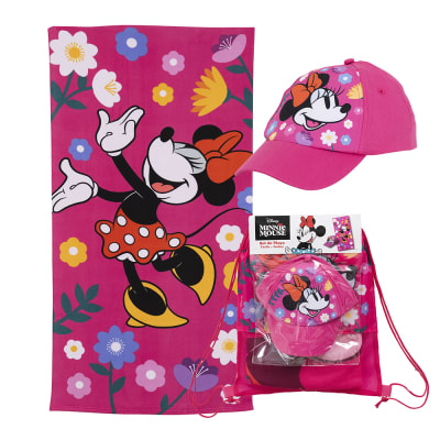 SET TOALLA PLAYA 70X140 + JOCKEY MINNIE SPRING