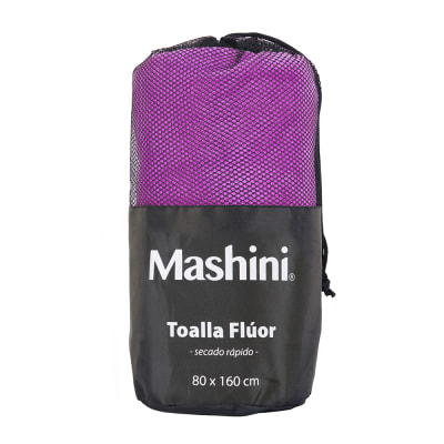 TOALLA DEPORTIVA POLIAMIDA FLUOR 80X160 FUCSIA