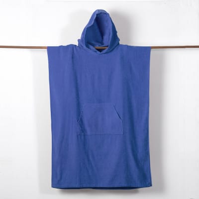 PONCHO PLAYA 70X100 AZUL