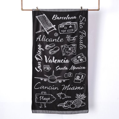 TOALLA DEPORTIVA BOLSO 80X160 CIUDAD