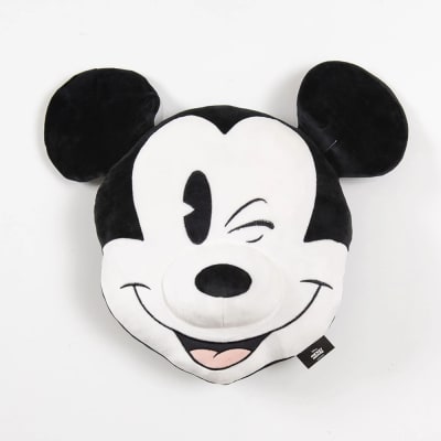 COJIN VELOUR C/ FORMA MICKEY INT