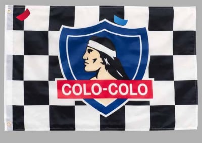 BANDERA COLO COLO ESTAMPADA 80x120CM CUADROS