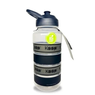 BOTELLA 1LT BIG BANDS KEEP NEGRO