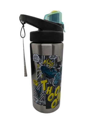 BOTELLA MANGO METÁLICA HULK