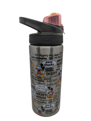 BOTELLA MANGO METÁLICA MICKEY