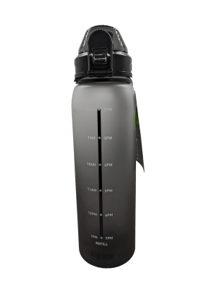 BOTELLA RUBBER 1L KEEP NEGRA
