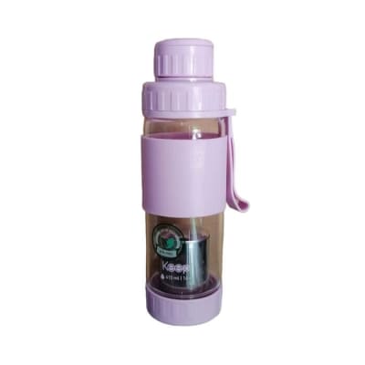 BOTELLA VIDRIO INFUSORA KEEP LILA
