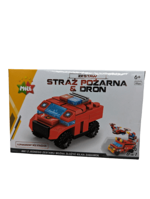 CAMION DE BLOQUES BOMBERO MULTIFUNCION 8 EN 1