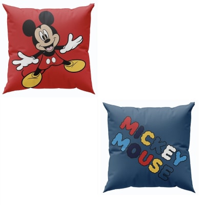 COJÍN VELOUR MICKEY 40X40 cm - DISEÑO CLÁSICO, DISNEY ORIGINALS
