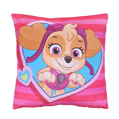 COJÍN VELOUR PAW PATROL SKYE 40X40 cm - ALTA CALIDAD Y SUAVIDAD IDEAL PARA NIÑAS