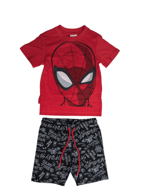 CONJUNTO TODDLERO CARA SPIDERMAN