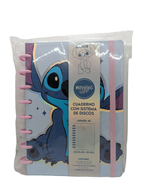CUADERNO A DISCOS A5 STITCH