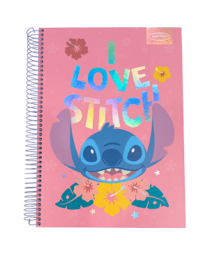 CUADERNO ESPECIAL ARTEL 150 HOJAS I LOVE STITCH TAMAÑO CARTA