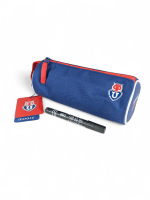 ESTUCHE TUBULAR MOOSE FANÁTICOS- U DE CHILE- PORTA LÁPICES OFICIAL