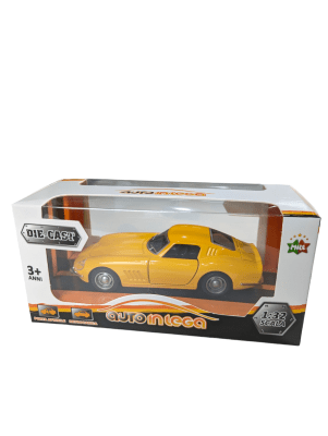 AUTO A ESCALA 1:32 FERRARI 275 GTB4 AMARILLO