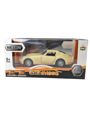 AUTO A ESCALA 1:32 FERRARI 275 GTB4 BEIGE