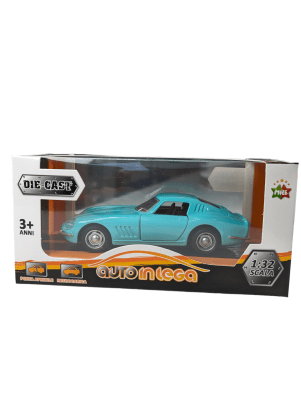 AUTO A ESCALA  1:32 FERRARI 275 GTB4 TURQUESA