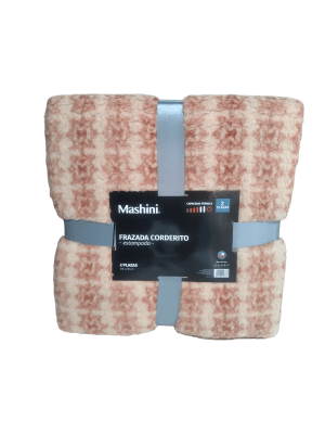 FRAZADA POLAR SHERPA MASHINI ESTRELLA