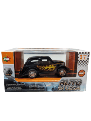 AUTO A ESCALA 1:32 HOT ROD NEGRO