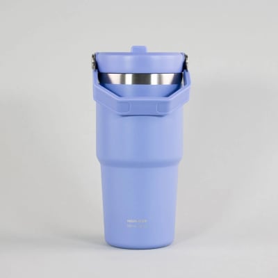 BOTELLA INSULADA C/ MANGO COLORES 590ML KEEP CELESTE