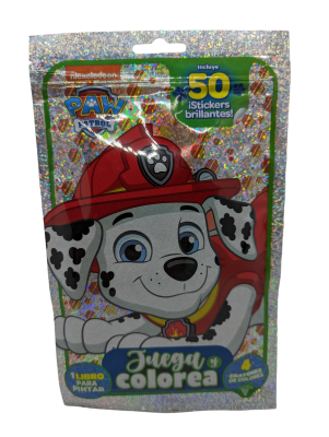 JUEGA Y COLOREA  PAW PATROL