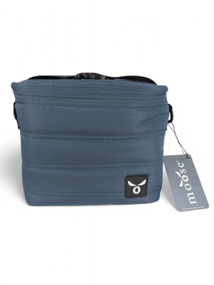 LONCHERA MOOSE PARKA CLASSIC PLOMO: CONSERVA LA TEMPERATURA, MATERIAL RESISTENTE