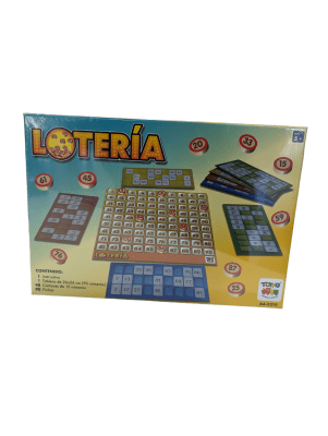 LOTERIA 48 CARTONES FICHAS DE MADERA