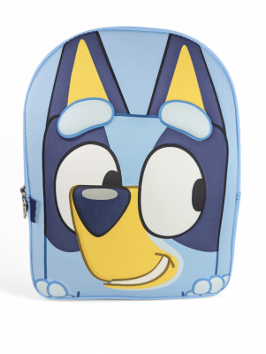 MOCHILA BLUEY CARA 3D: PERFECTA PARA PREESCOLAR Y JARDÍN INFANTIL