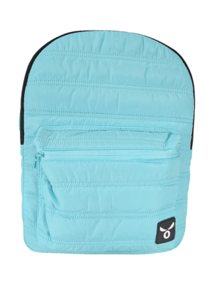 MOCHILA ESCOLAR MOOSE PARKA MENTA CON PORTA LAPTOP Y AJUSTE ELÁSTICO: URBANA, VIAJES, CLASES