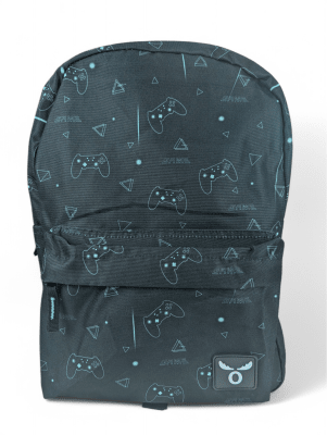 MOCHILA KIDS GAMER MOOSE: COMODA Y FUNCIONAL, CON PORTA LAPTOP Y PORTA BOTELLA.