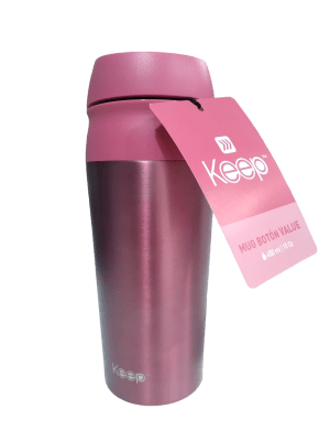MUG BOTON VALUE KEEP FUCSIA