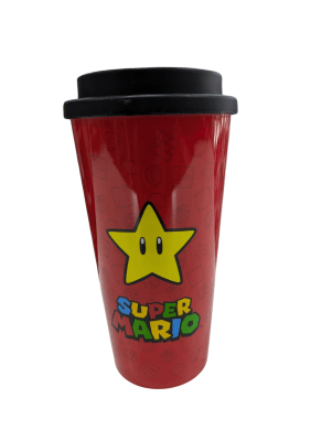 MUG CAFÉ DOBLE PARED SUPER MARIO 520ML