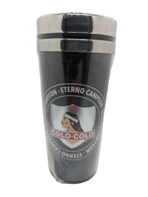 MUG TERMICO LOGO PLATEADO COLO COLO