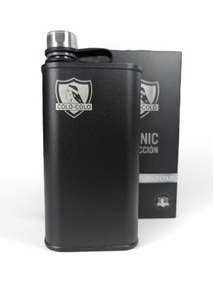 PETACA COLO COLO ACERO INOXIDABLE 270 ml ICONIC COLLECTION - TAPA HERMÉTICA, DISEÑO EXCLUSIVO