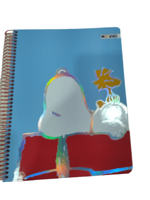 CUADERNO CARTA 3 MATERIAS PAPEL PREMIUM SNOOPY