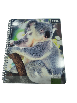 CUADERNO UNIVERSITARIO ROSS 100HJS ANIMALES SALVAJES