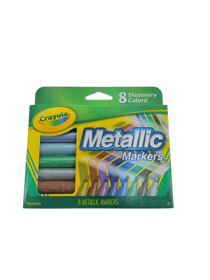 MARCADORES METALICOS 8 UND. CRAYOLA