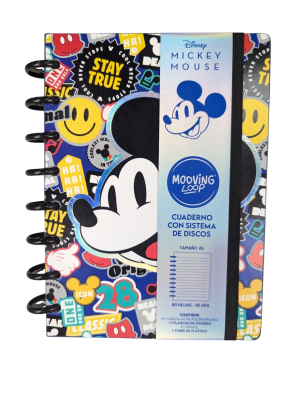 CUADERNO A DISCOS A5 MICKEY MOUSE