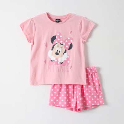 PIJAMA M/C NIÑA PUNTOS MINNIE MOUSE