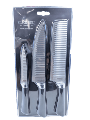 SET 3 CUCHILLOS WAVE