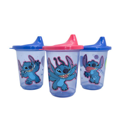 SET 3 VASOS REUTILIZABLES STITCH PATCH