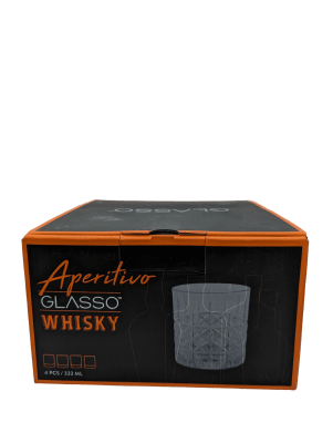 SET 4 VASOS WHISKY VINTAGE GLASSO